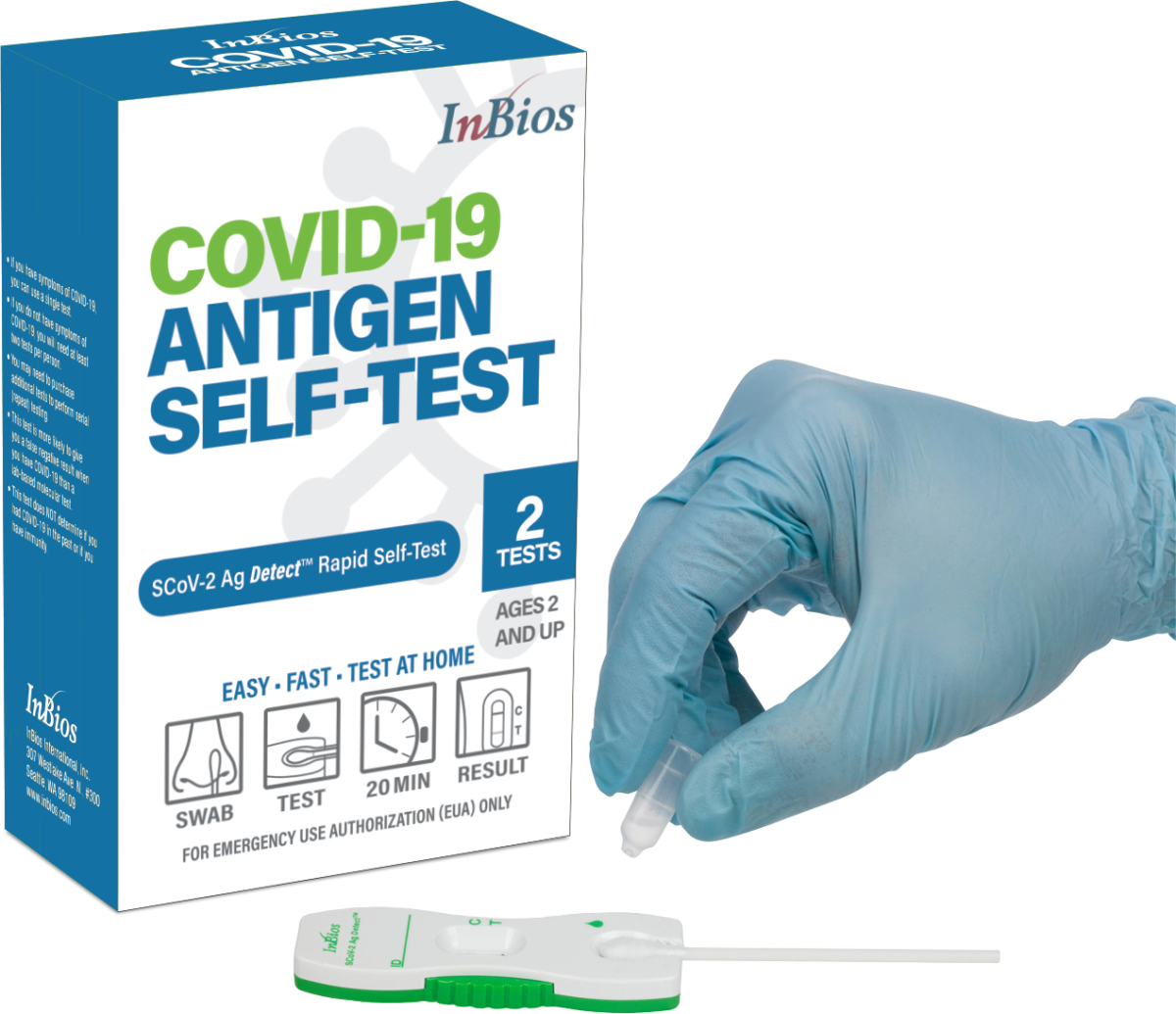 SCoV2 Ag Detect™ SelfTest InBios International, Inc.